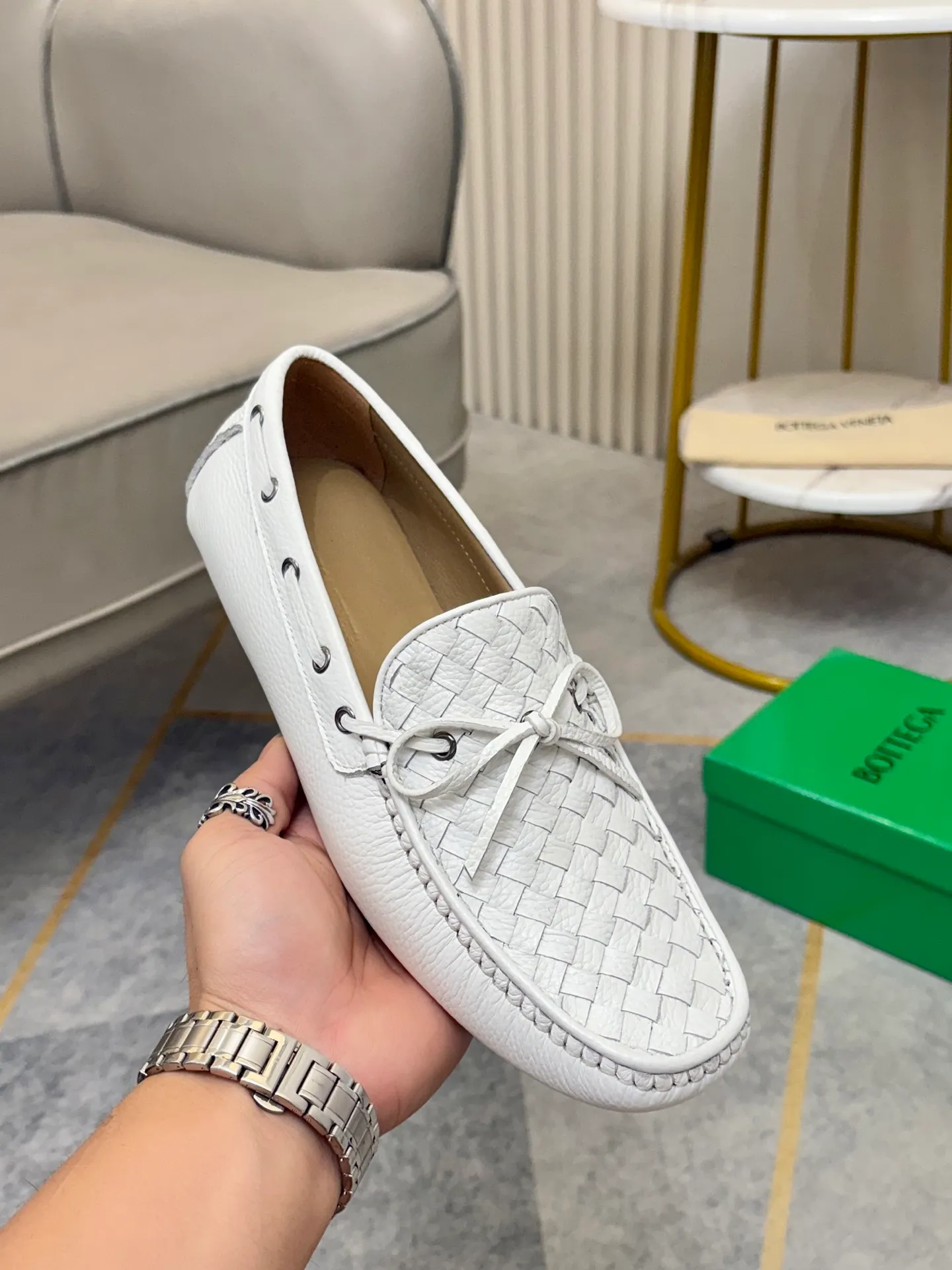 P420💰 (Niu Li + Niu Pad) [BV] The latest hot style‼ ️Casual men's shoes, uppers imported first-layer cowhide ➕Full imported cowhide lining✔️Exquisite workmanship, excellent foot feel, special rubber soles✔️, cool and fashionable, the latest fashion, fashionable outsole, hurry up.  Code number: 38-44 (can be customized to 37.45, non-refundable)